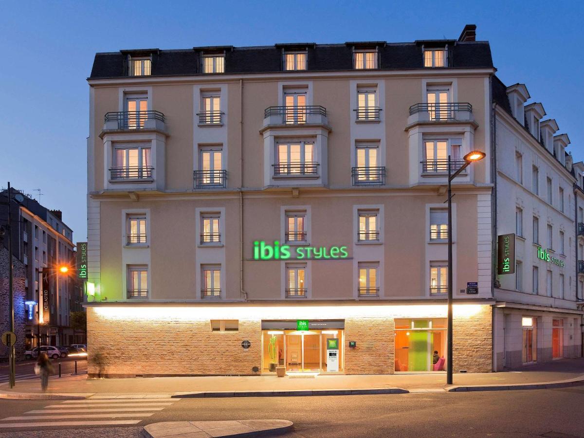 Hotel Ibis Styles Rennes Centre Gare Nord Esterno foto